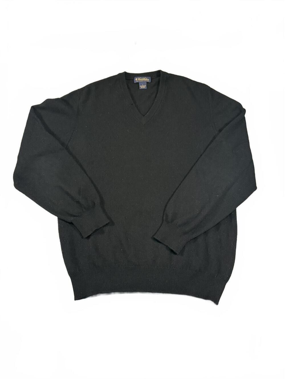 Brooks Brothers 100% Cashmere Sweater Men’s Large Italian Cashmere Scotland